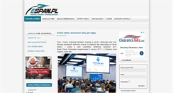 Desktop Screenshot of espaw.pl