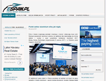 Tablet Screenshot of espaw.pl